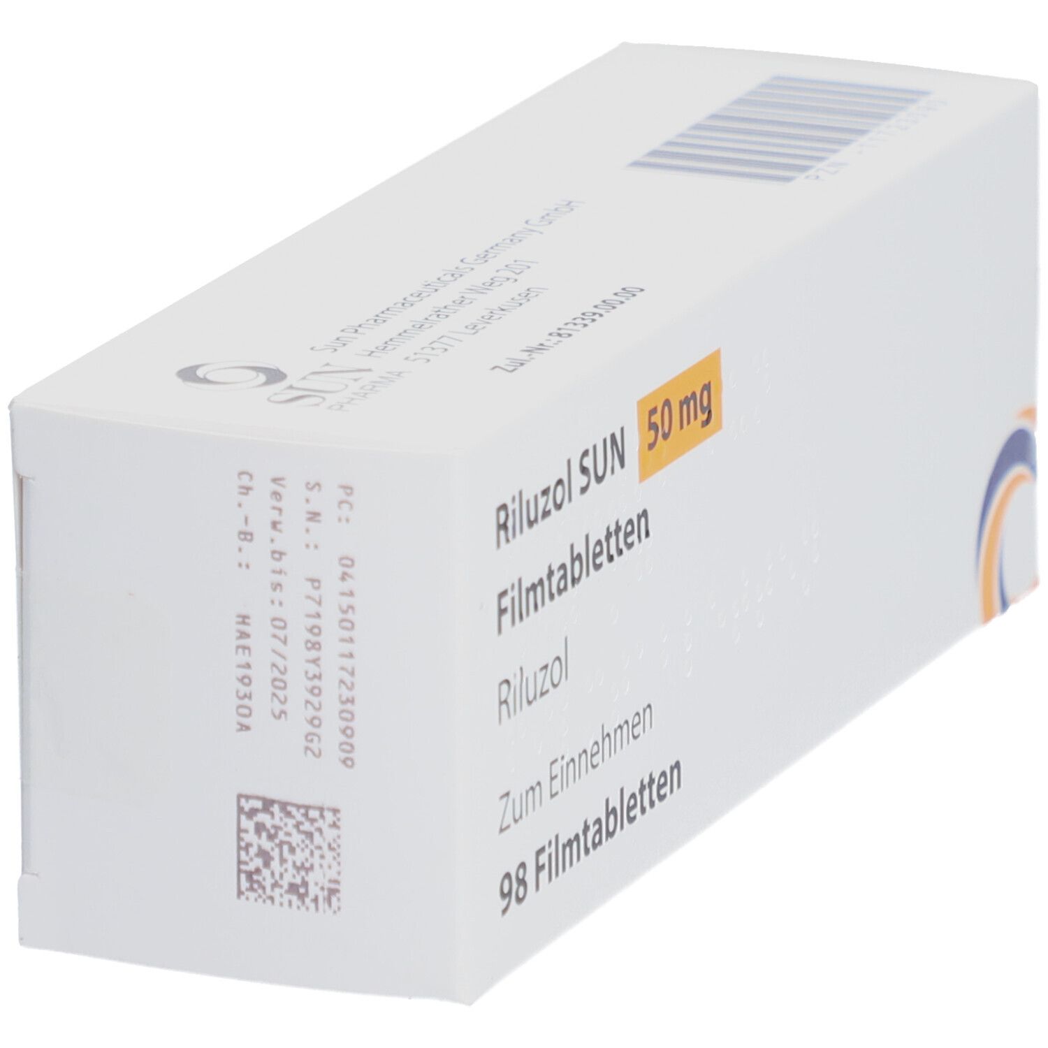 Riluzol SUN 50 mg Filmtabletten 98 St