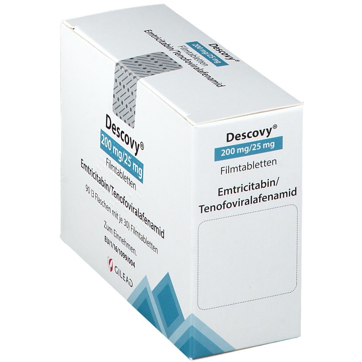 Descovy 200 mg/25 mg Filmtabletten 3x30 St