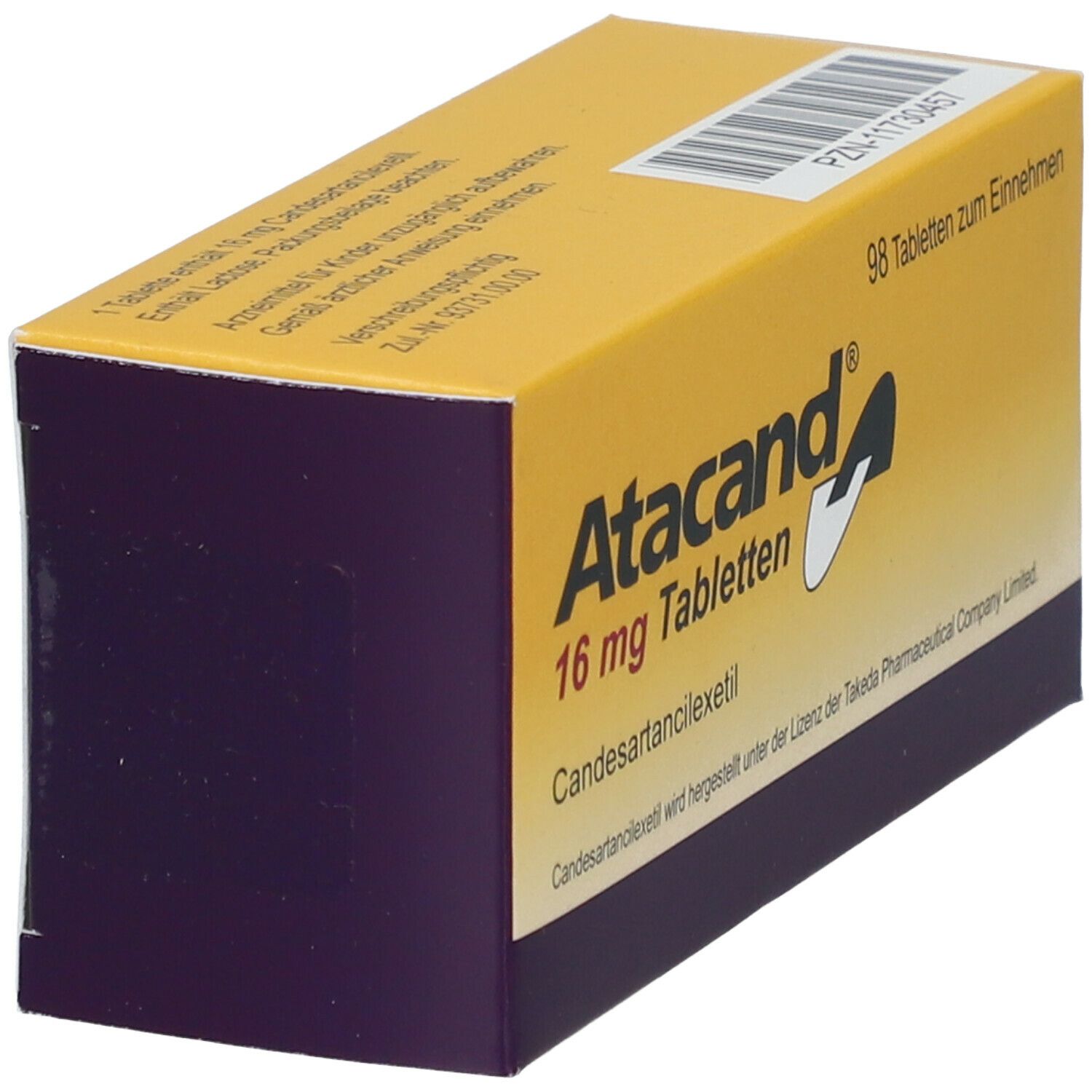 Atacand 16 mg Tabletten 98 St