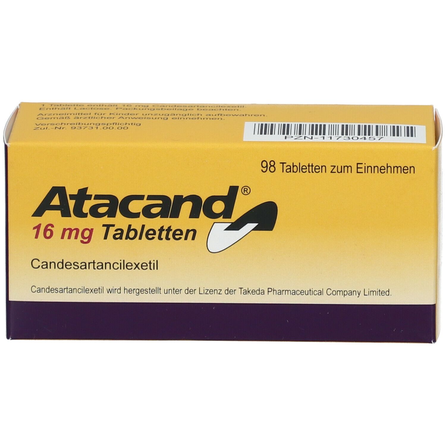 Atacand® 16Mg 2.5/2.5Ug