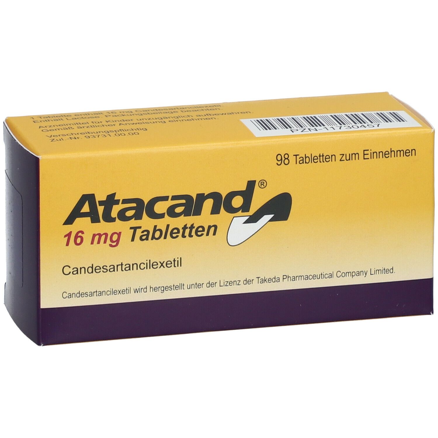 Atacand® 16Mg 2.5/2.5Ug