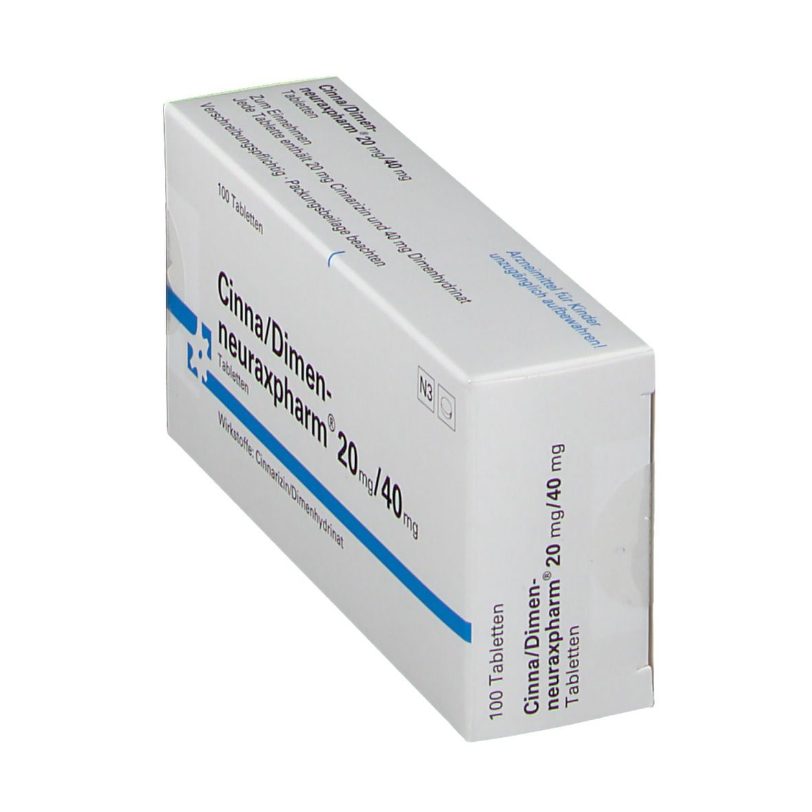 CINNA/DIMEN-neuraxpharm 20 mg/40 mg Tabletten 100 St