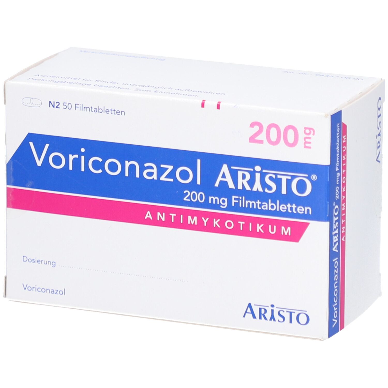 VORICONAZOL Aristo 200 mg Filmtabletten