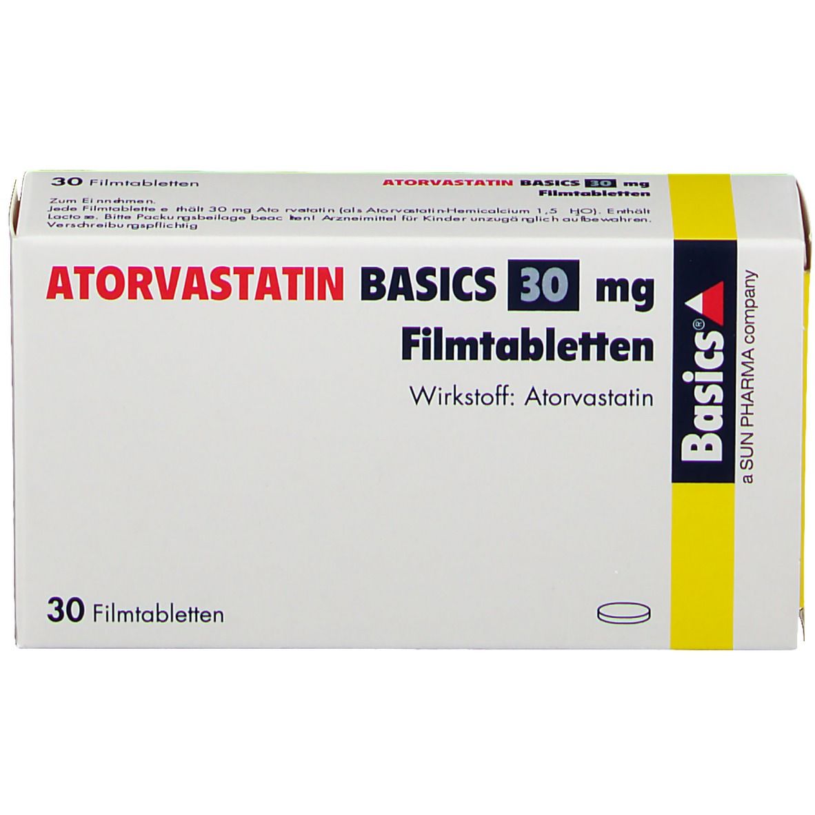 ATORVASTATIN BASICS 30 mg