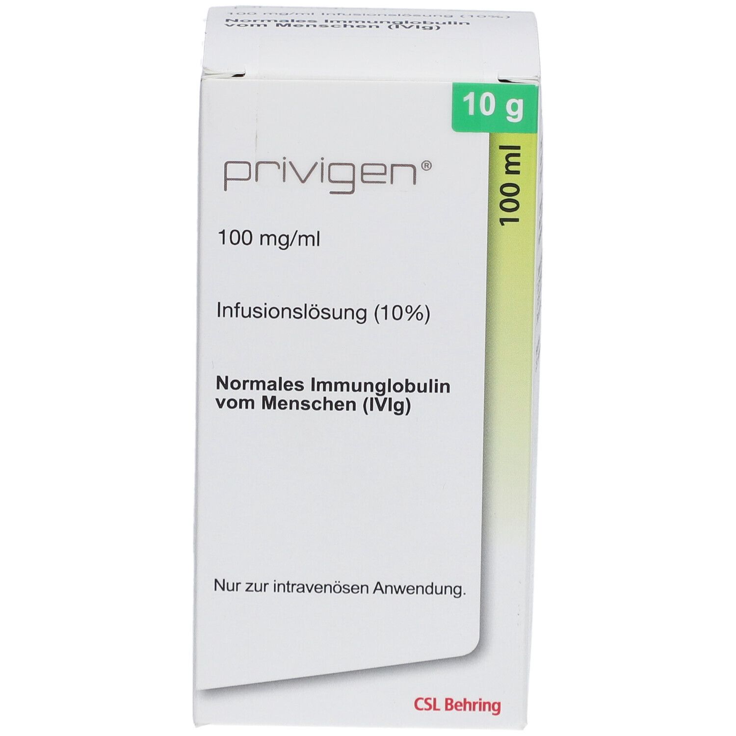 PRIVIGEN 10% Lösung 10 g Infusionslösung Dsfl.