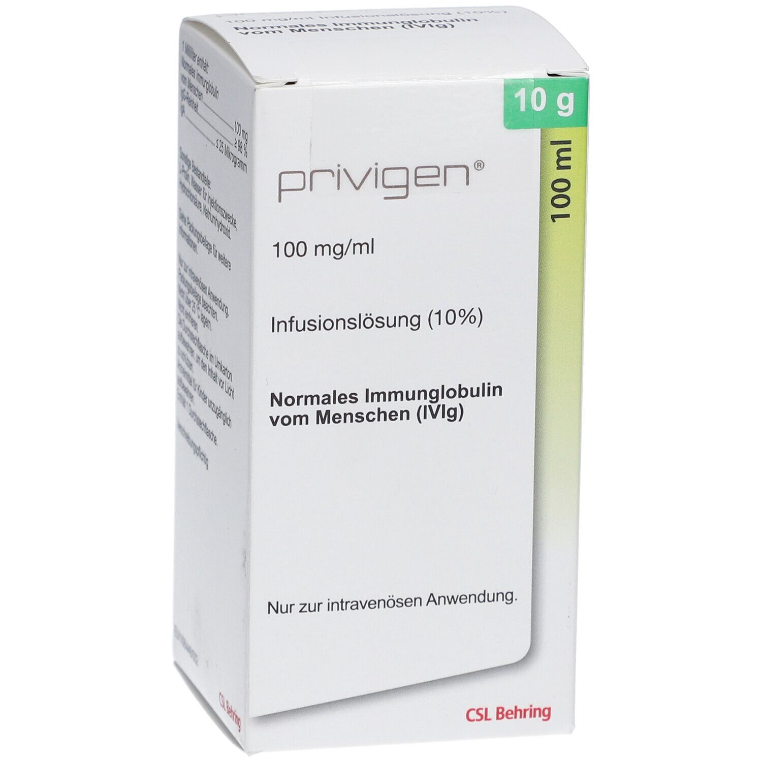 PRIVIGEN 10% Lösung 10 g Infusionslösung Dsfl.