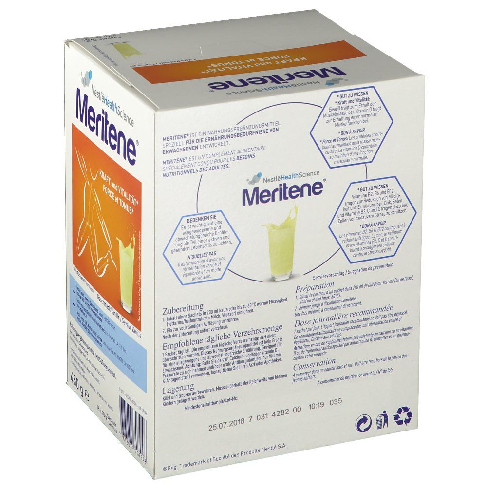 Meritene® KRAFT und VITALITÄT Vanille