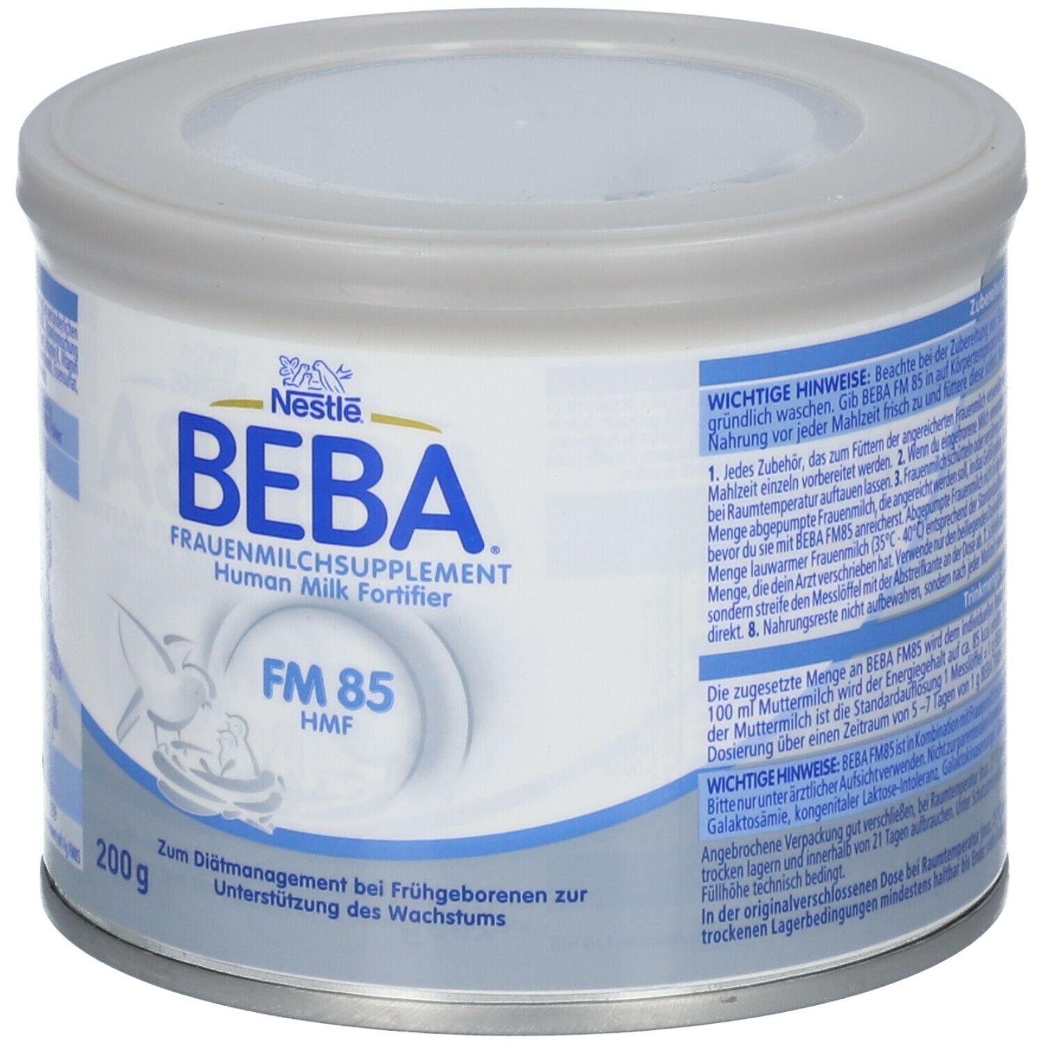 Nestlé BEBA® Frauenmilchsupplement FM 85 von Geburt an nach Anweisung des Arztes