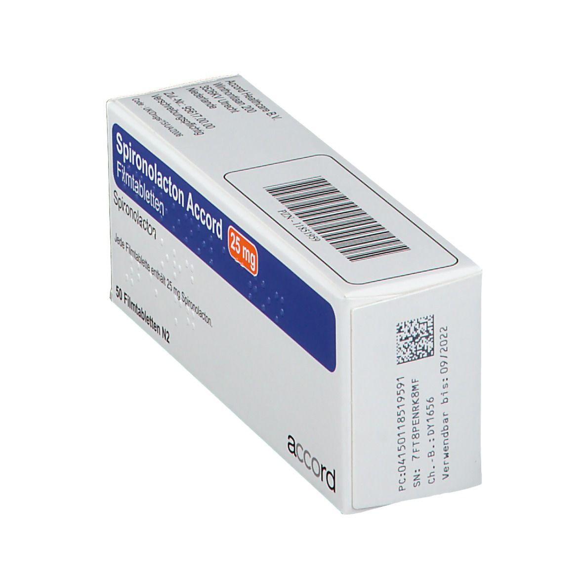 Spironolacton Accord 25 mg Filmtabletten 50 St