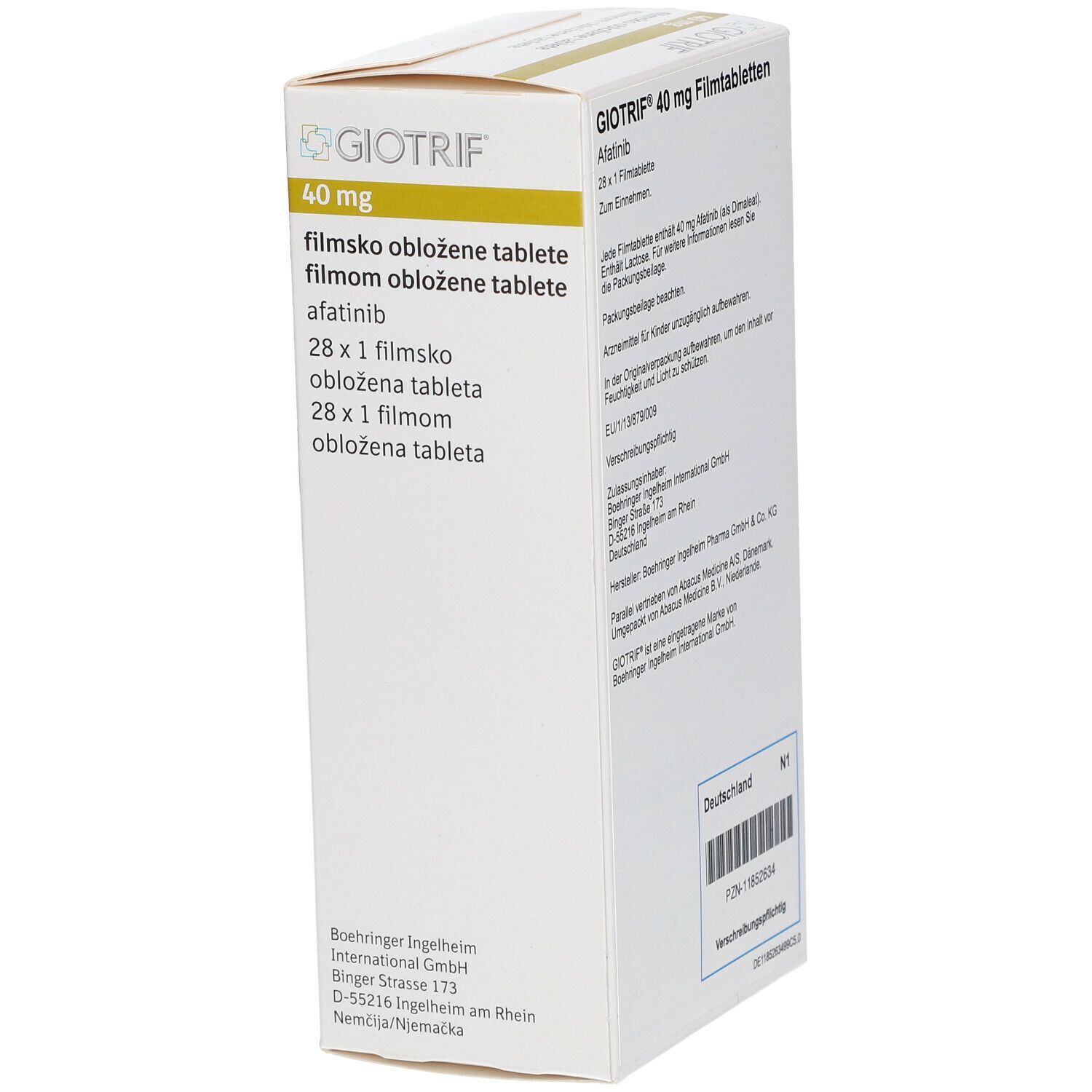 Giotrif 40 mg Filmtabletten 28 St