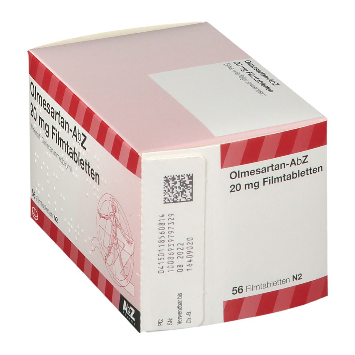 Olmesartan AbZ 20 mg Filmtabletten 56 St