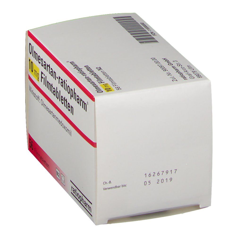 OLMESARTAN-ratiopharm® 10 mg Filmtabletten