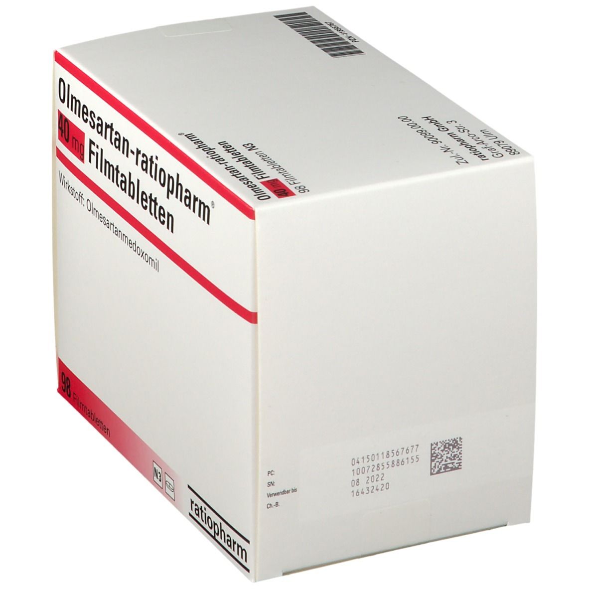 Olmesartan-ratiopharm® 40 mg