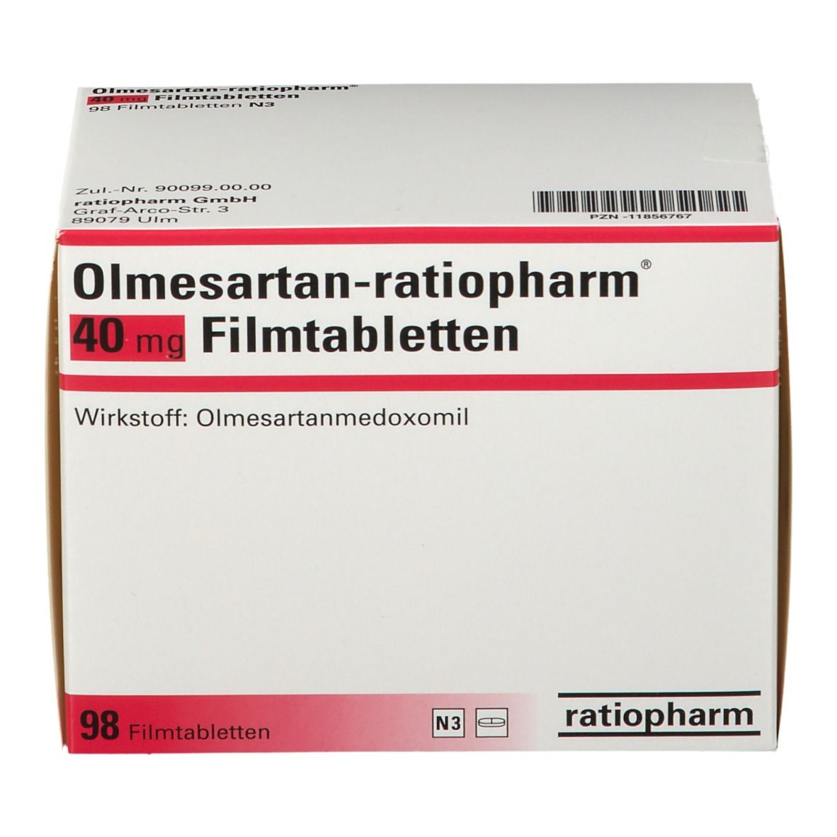 Olmesartan-ratiopharm® 40 mg