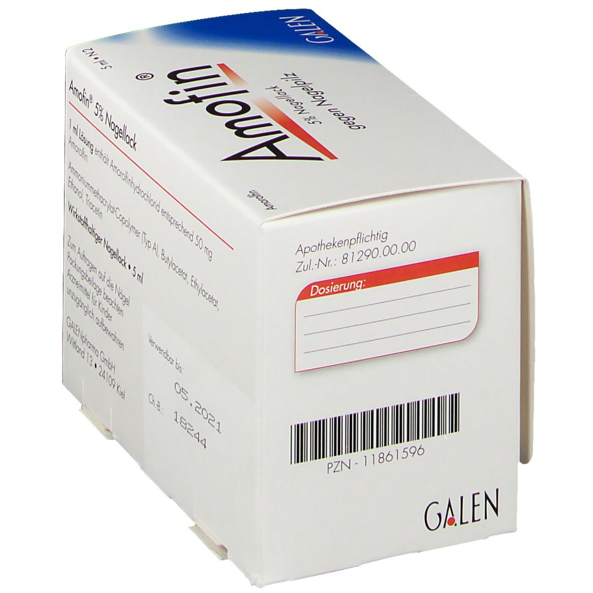Amofin® 5 % Nagellack gegen Nagelpilz