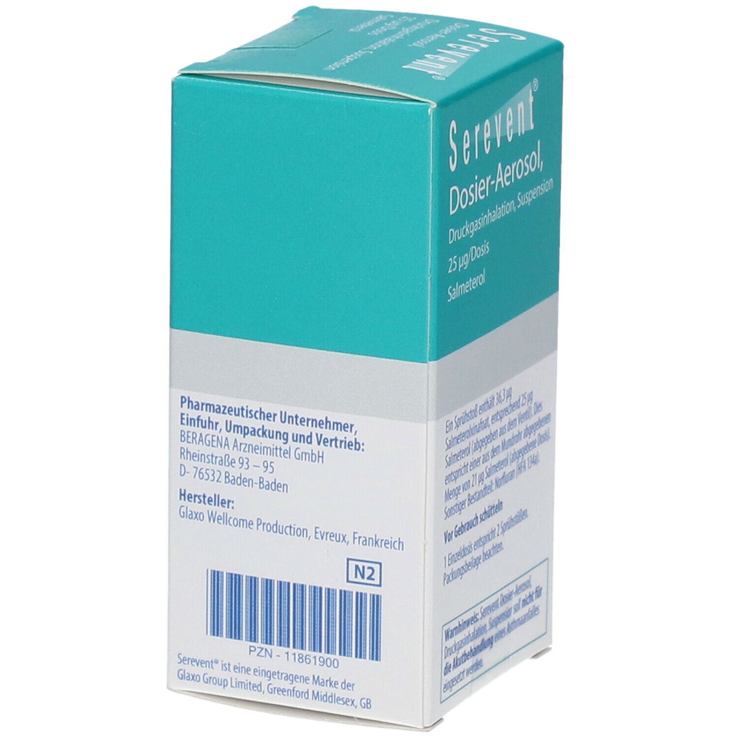 Serevent Dosier Aerosol 120 Hub