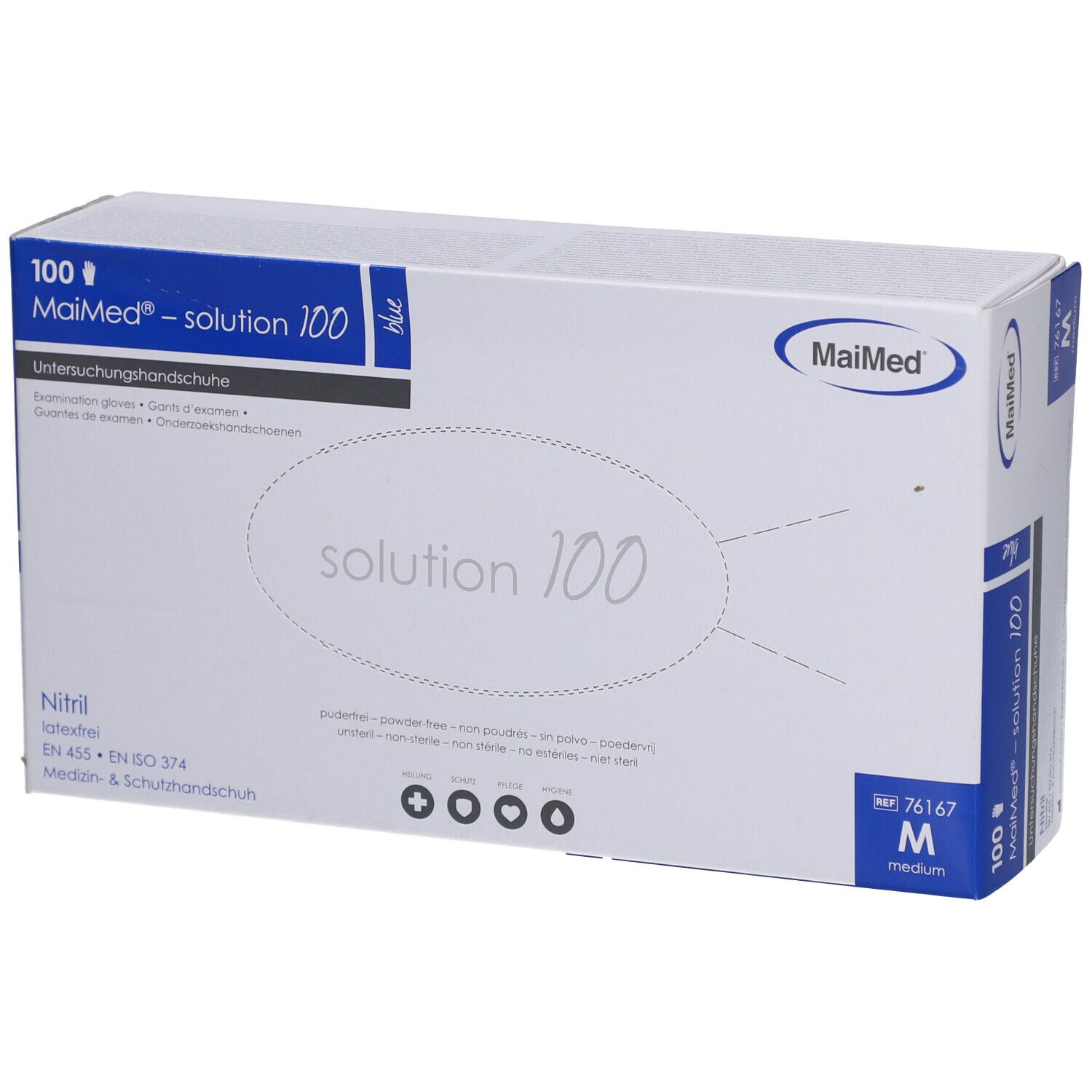 Nitril-Einmalhandschuhe solution 100 blue