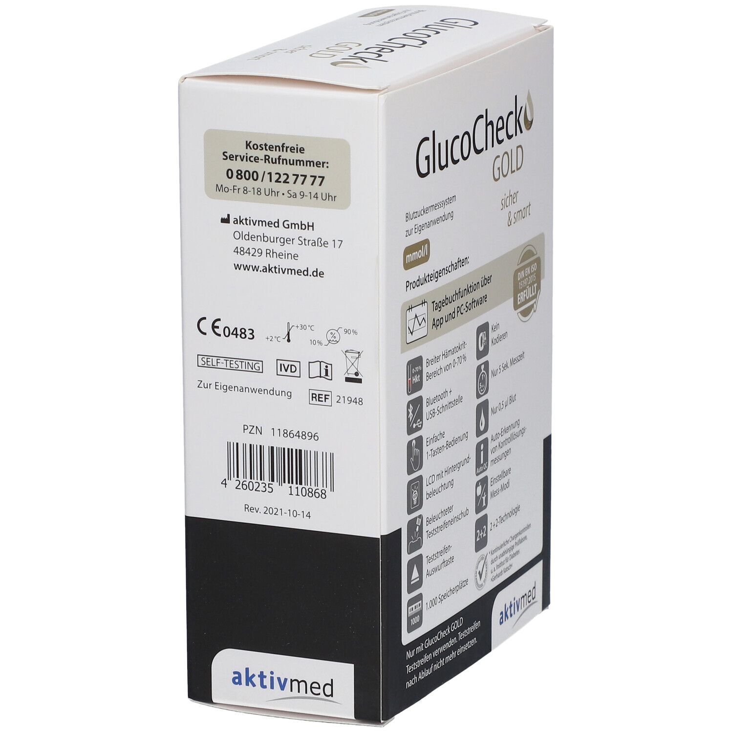 GlucoCheck GOLD mmol/l