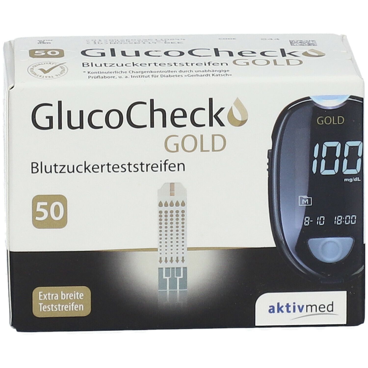 GlucoCheck GOLD Blutzuckerteststreifen