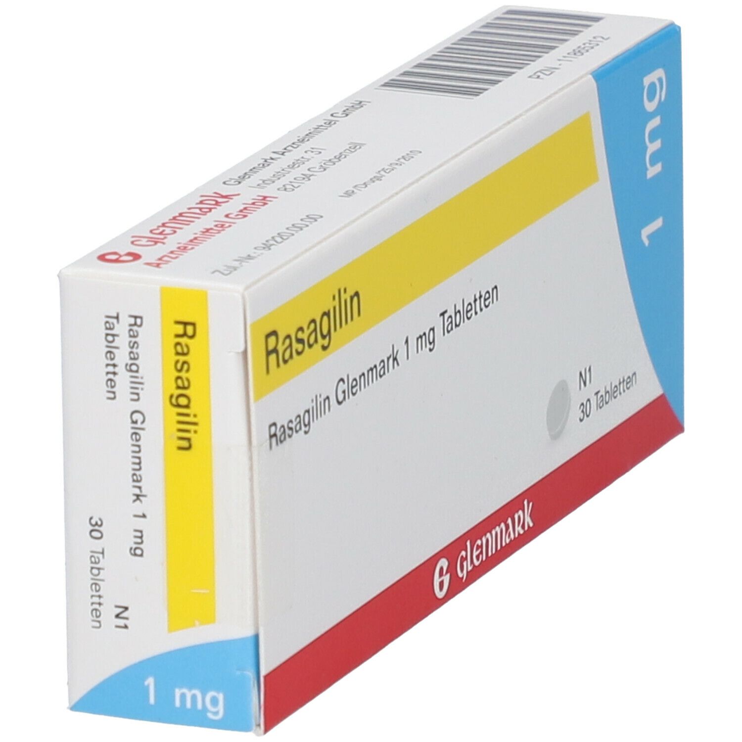 Rasagilin Glenmark 1 mg Tabletten 30 St