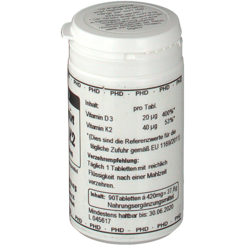 Vitamin D3 + K2 800 I.E.