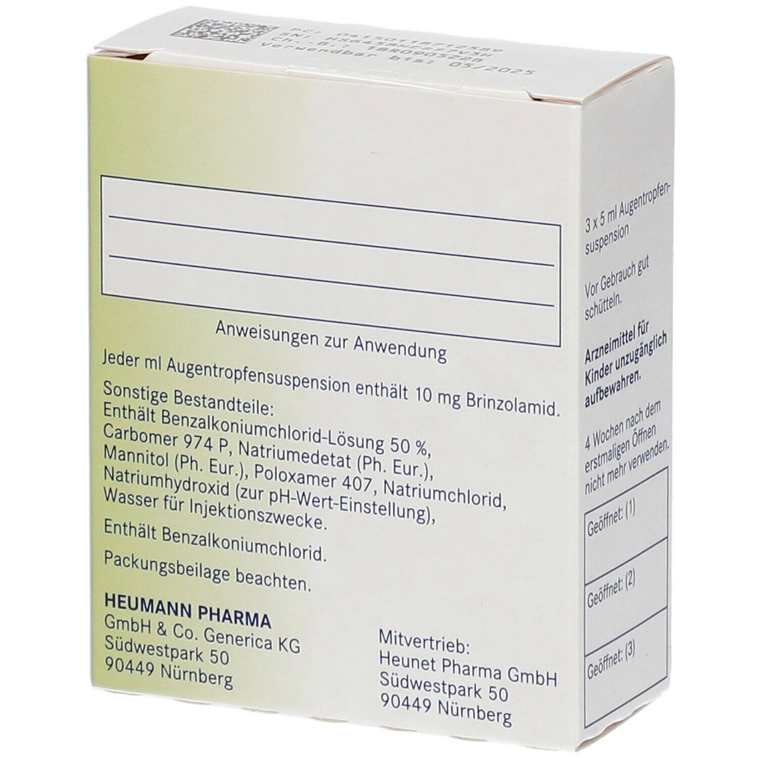 Brinzolamid Heuman 10 mg/ml