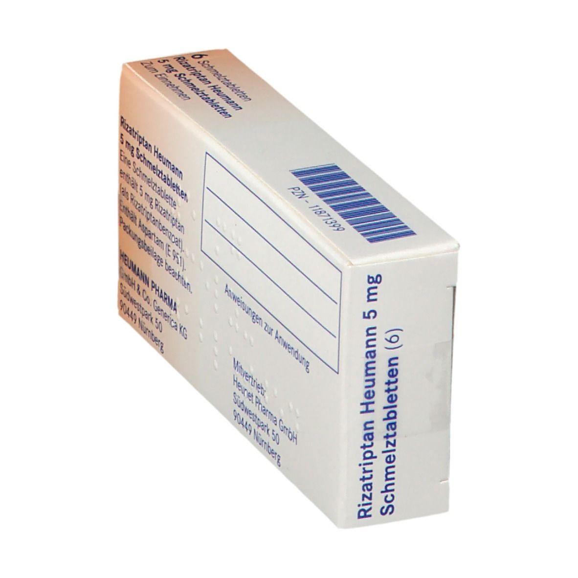 Rizatriptan Heumann 5 mg Schmelztabletten