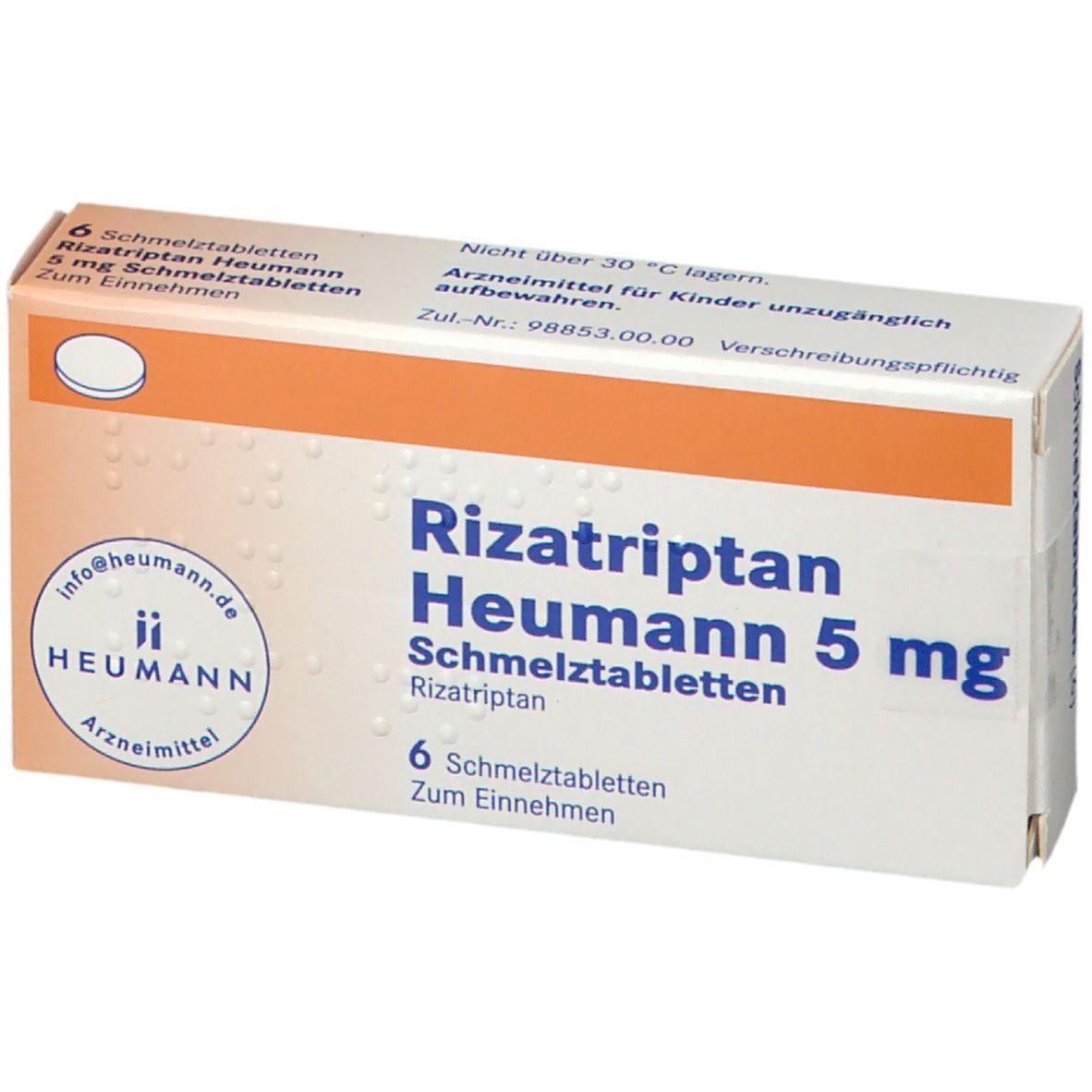 Rizatriptan Heumann 5 mg Schmelztabletten