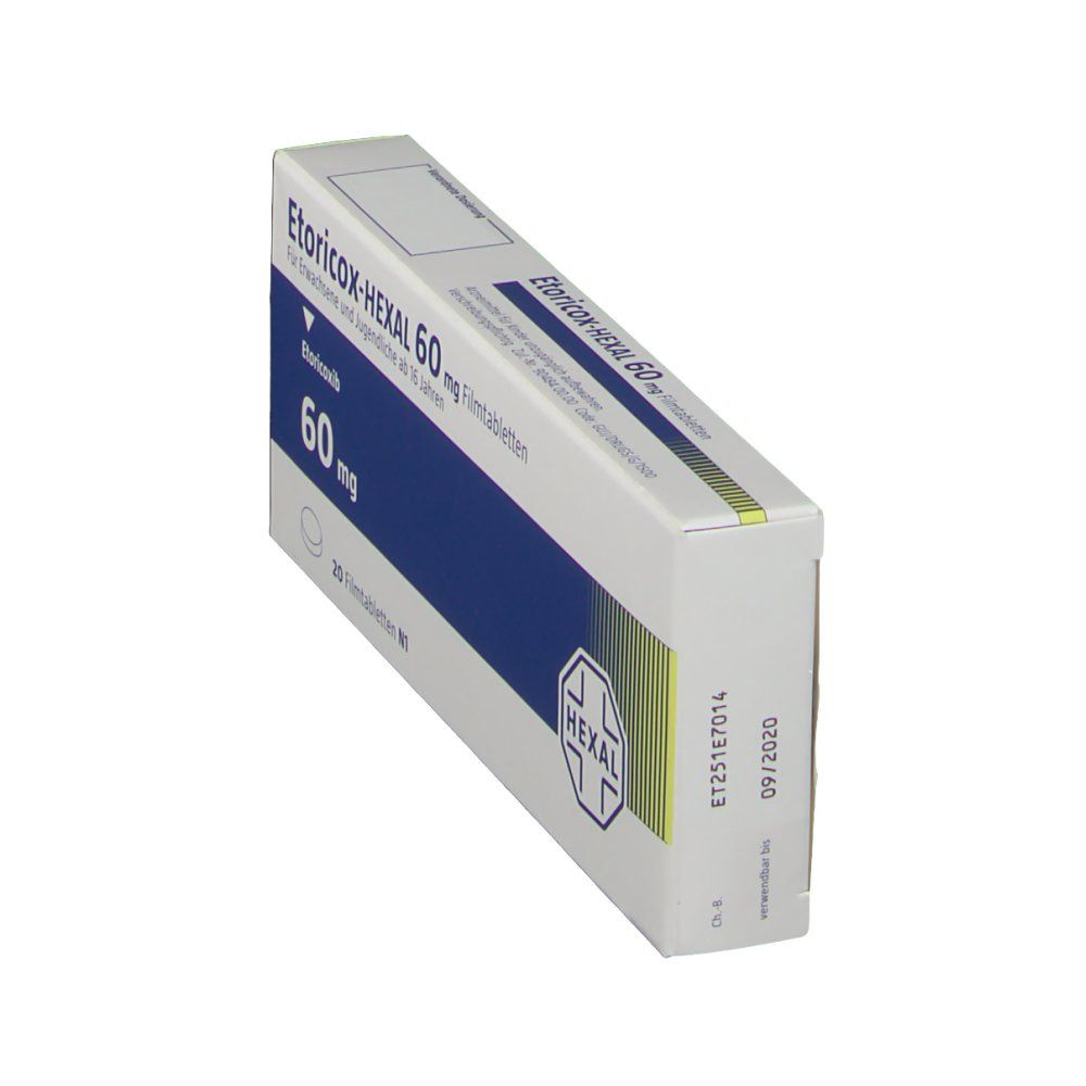 Etoricox-Hexal 60 mg Filmtabletten 20 St