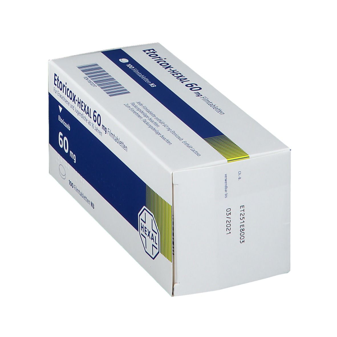 Etoricox-Hexal 60 mg Filmtabletten 100 St