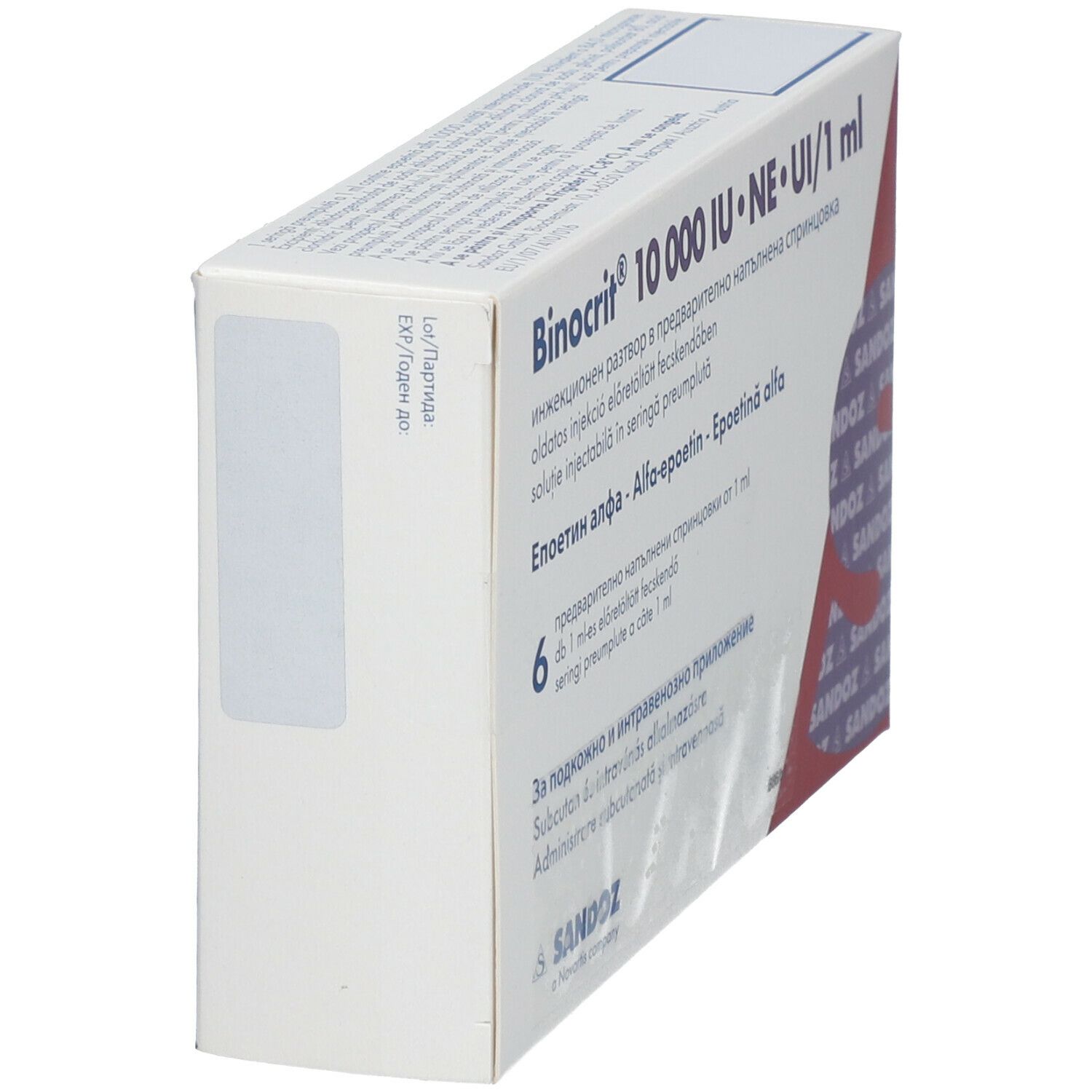 BINOCRIT 10.000 I.E./1 ml Inj.-Lsg.i.e.Fertigspr.