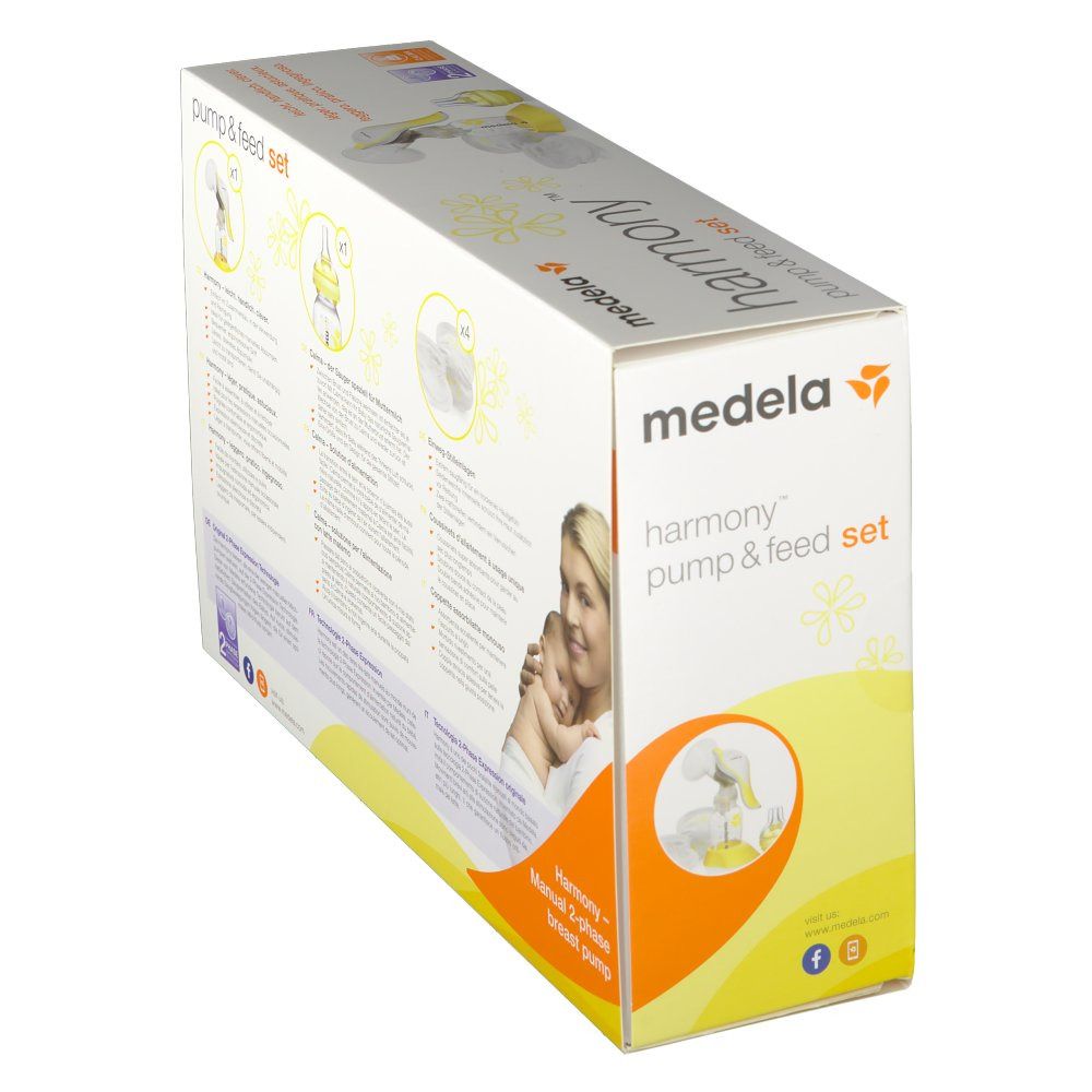 medela Hand-Milchpumpe Harmony Pump & Feed Set
