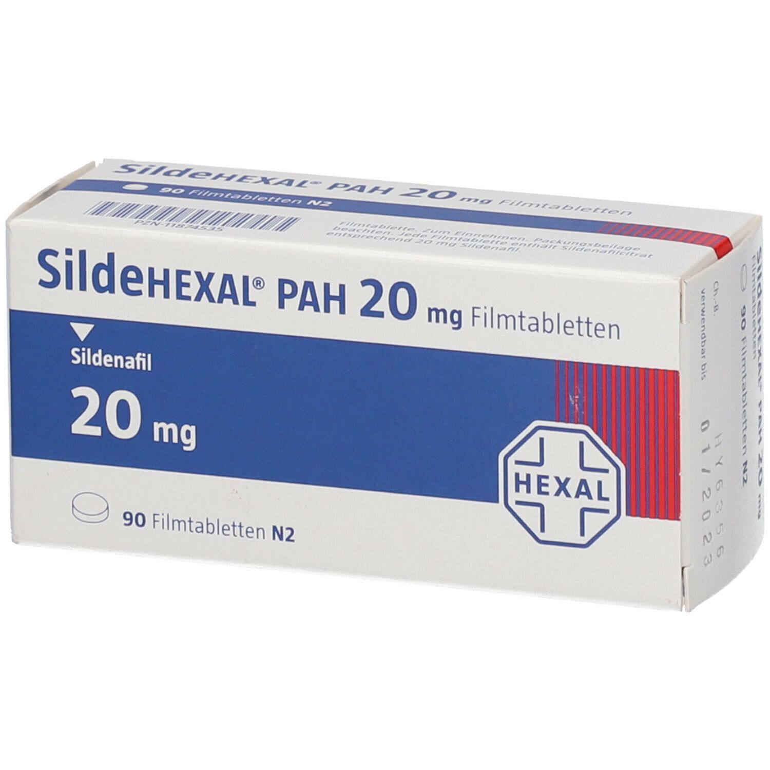 SildeHEXAL® PAH 20 mg