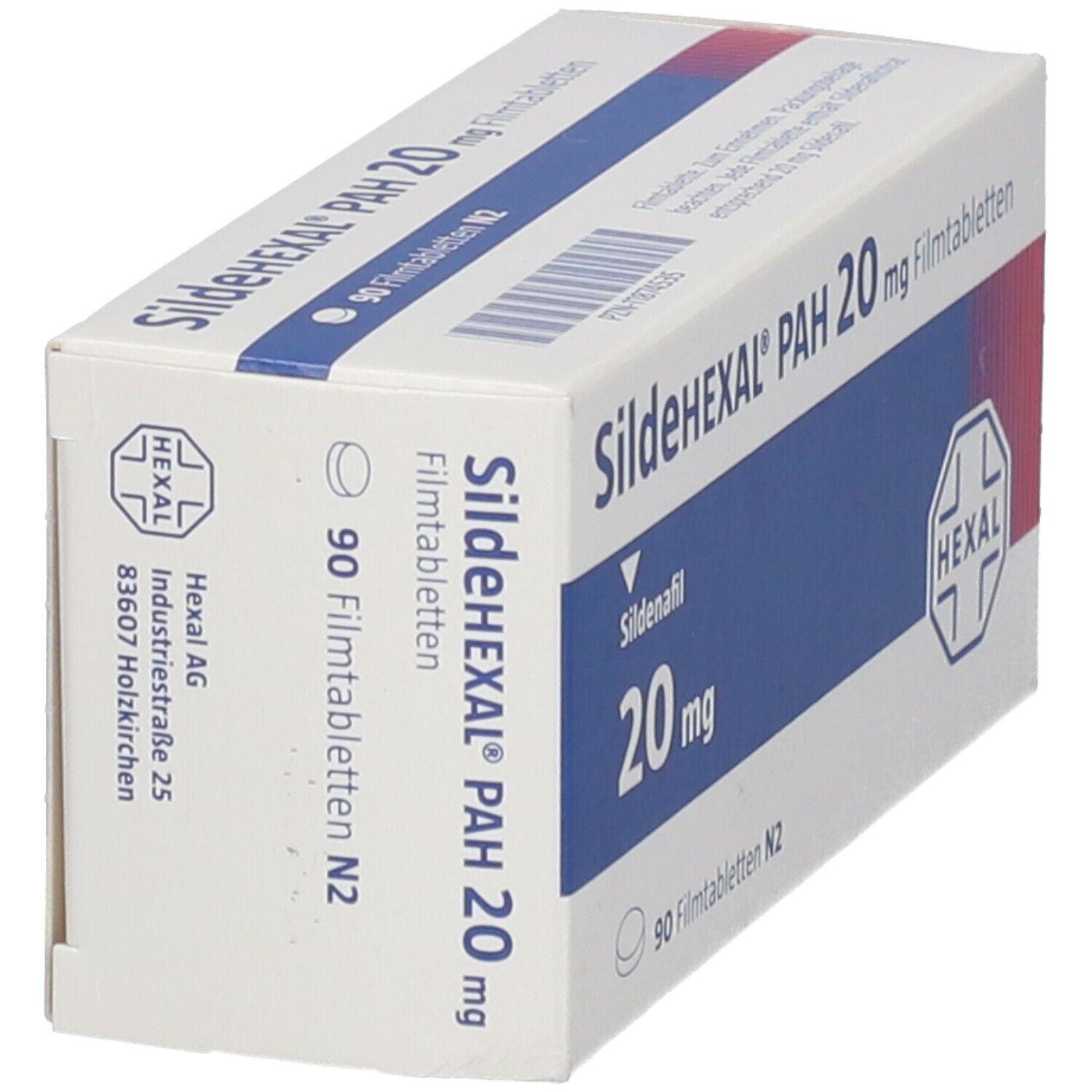SildeHEXAL® PAH 20 mg