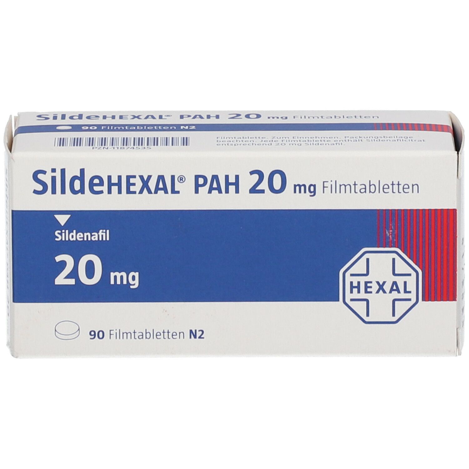 SildeHEXAL® PAH 20 mg