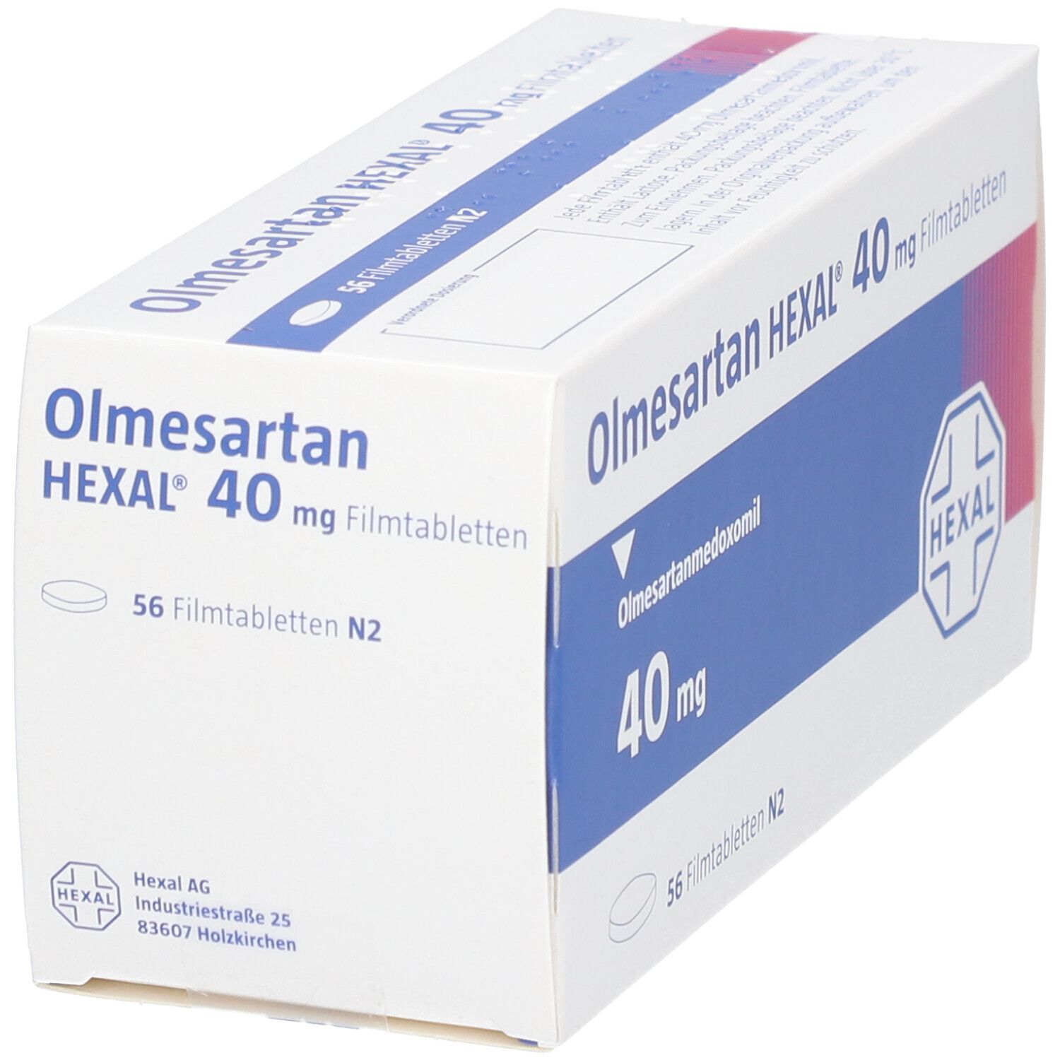 Olmesartan Hexal 40 mg Filmtabletten 56 St