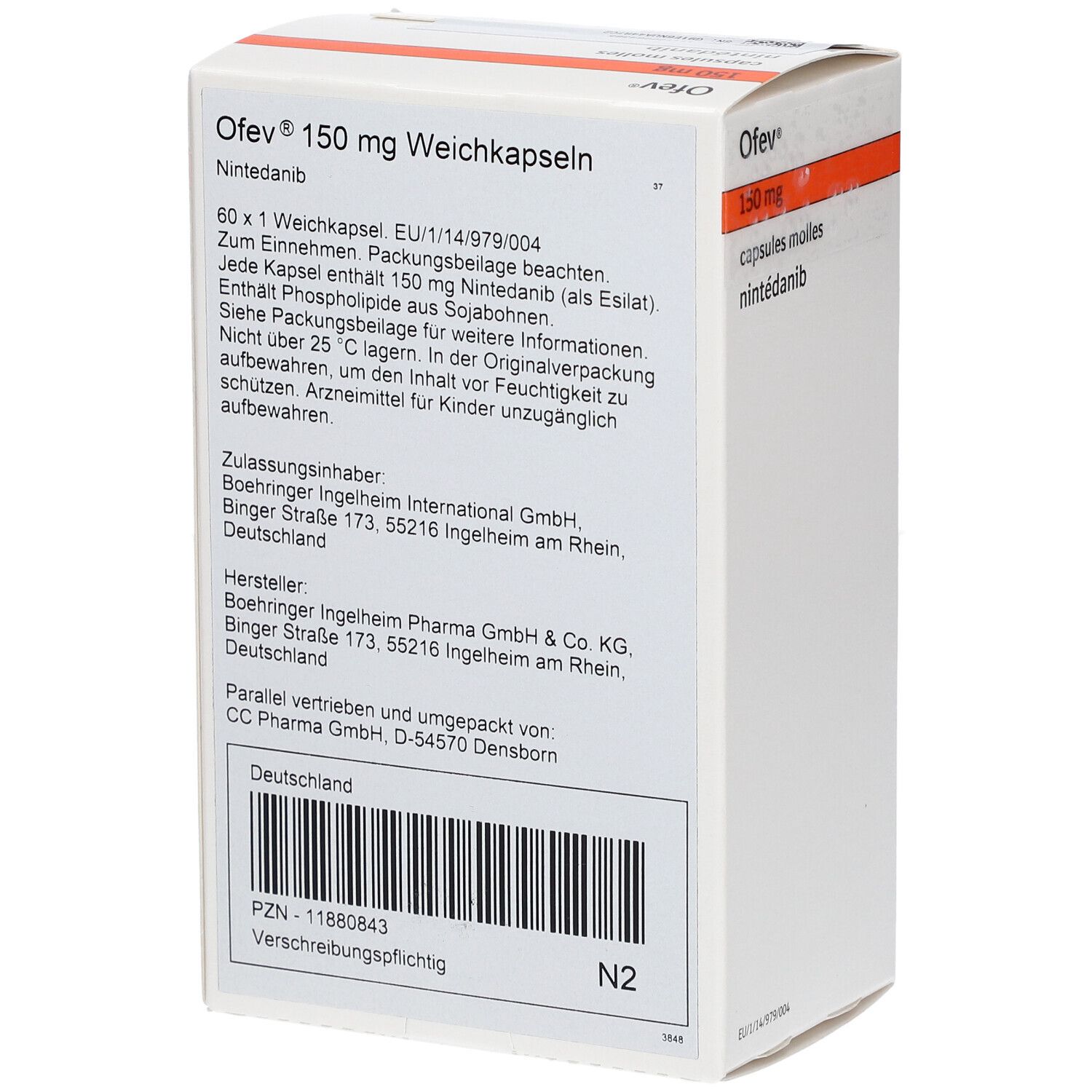 OFEV 150 mg Weichkapseln