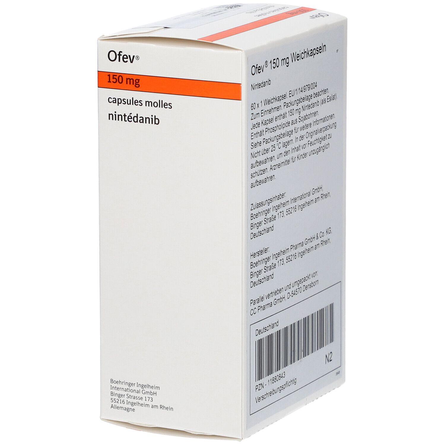 OFEV 150 mg Weichkapseln