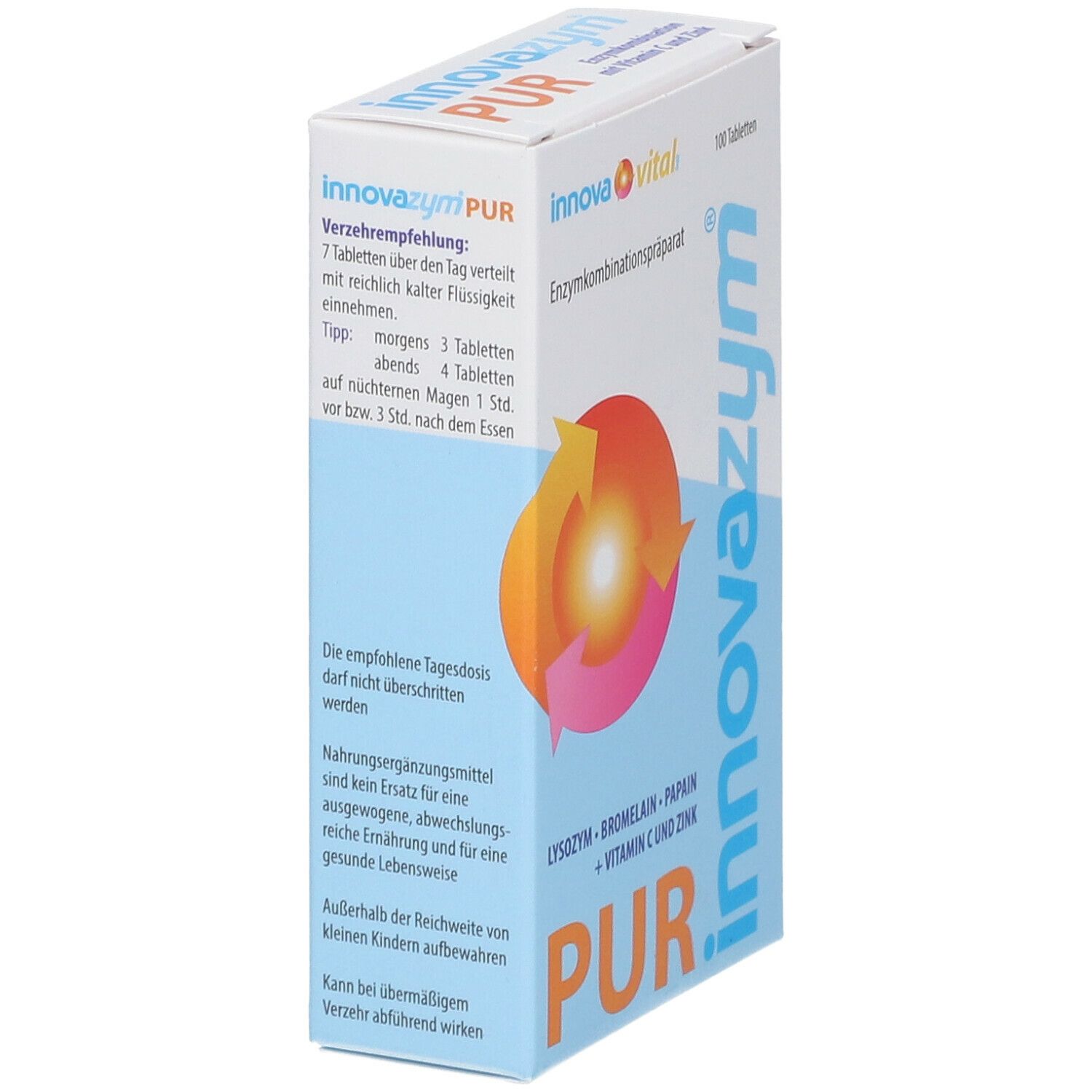 Innovazym pur magensaftresistente Tabletten