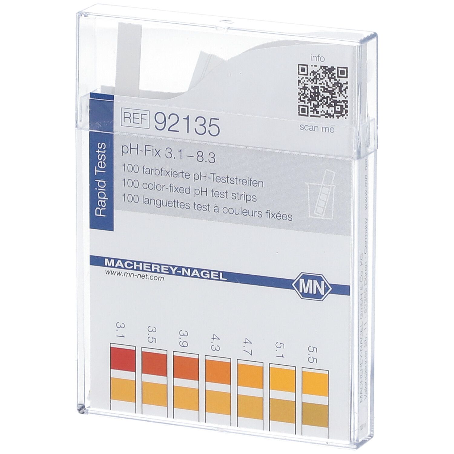 pH-Fix Indikator pH 3,1 - 8,3 Teststäbchen