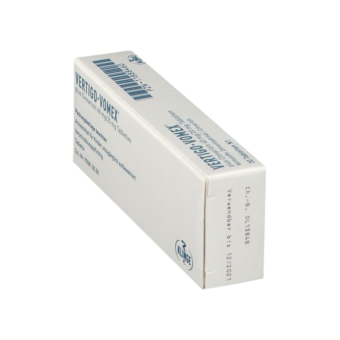 VERTIGO-VOMEX® plus Cinnarizin 40 mg/20 mg