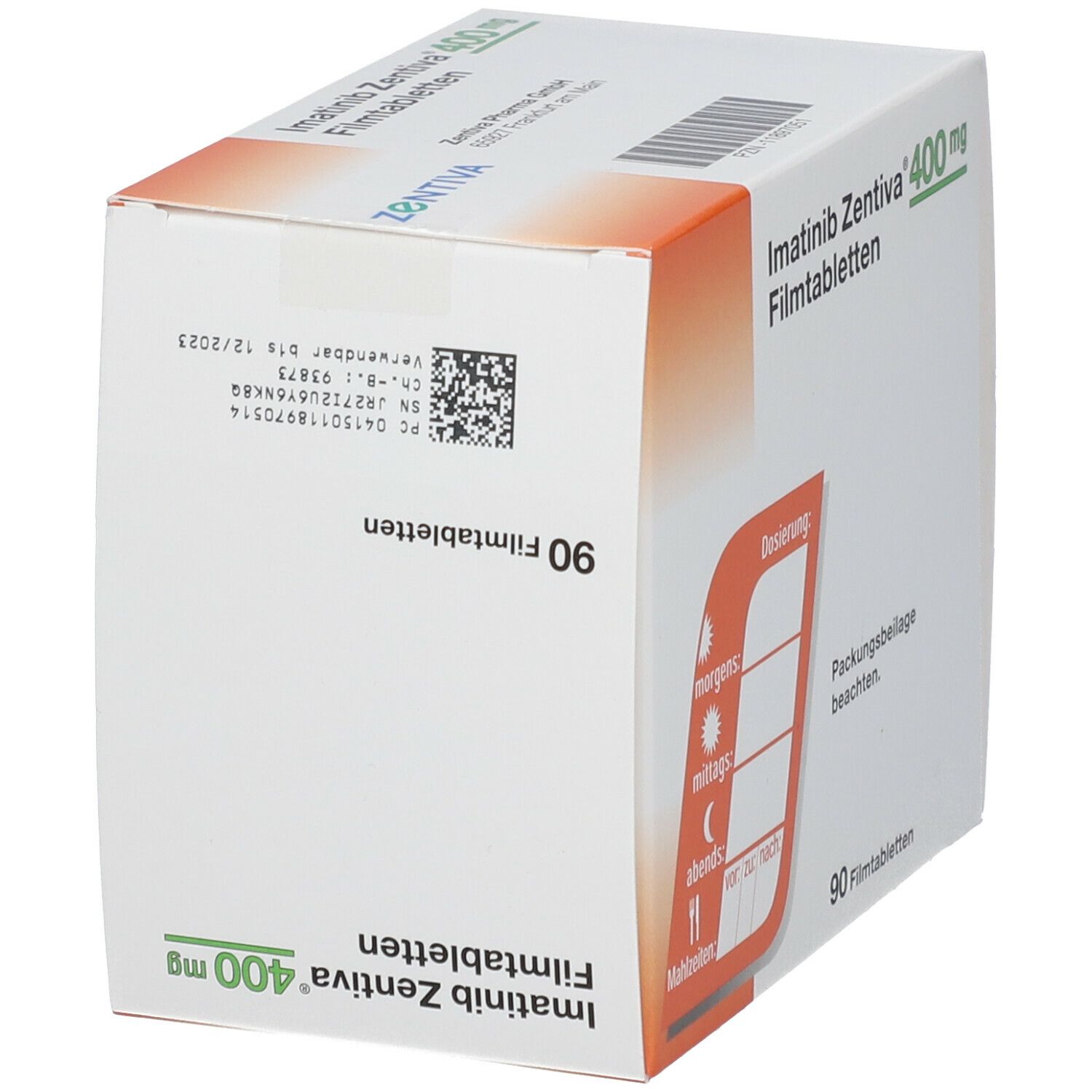 Imatinib Zentiva 400 mg Filmtabletten 90 St