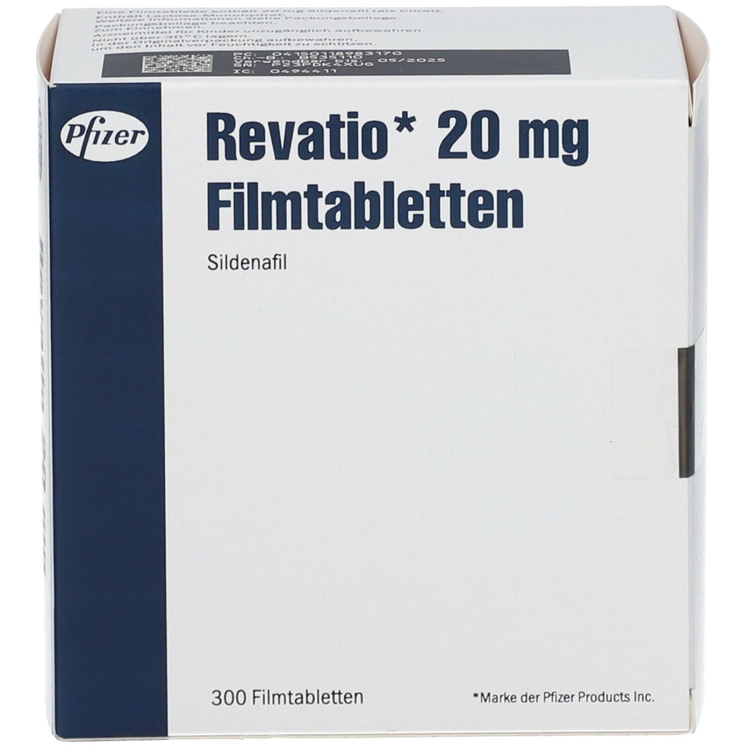 REVATIO 20 mg Filmtabletten