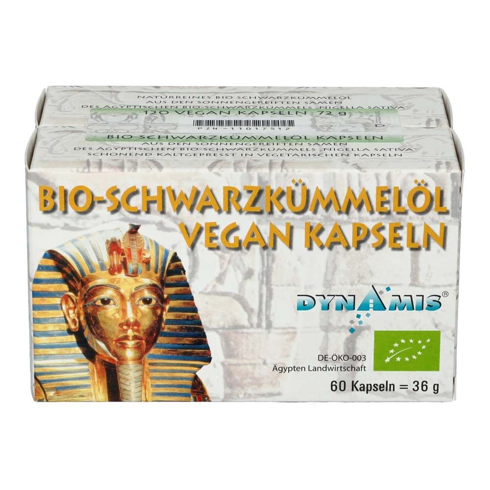 BIO-Schwarzkümmelöl Vegan Kapseln 120 St Kapseln