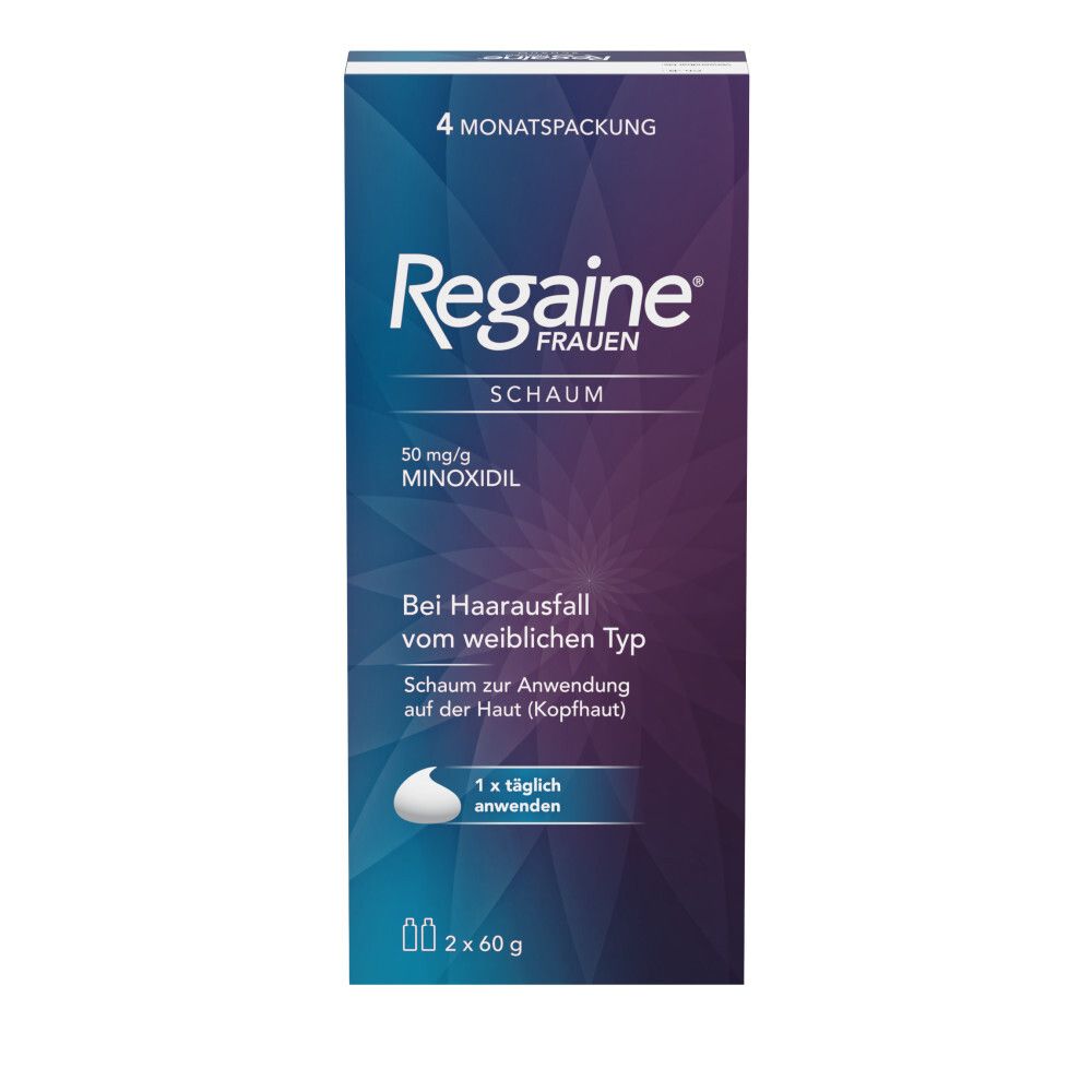 Erfahrungen Und Meinungen Zu Regaine Frauen Schaum 4 Monats Vorrat Regaine Haarburste Gratis Shop Apotheke Com