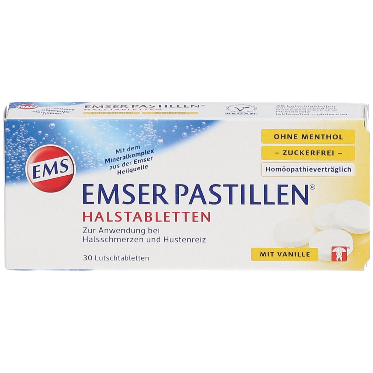 er Pastillen® ohne Menthol zuckerfrei 30 St Lutschtabletten