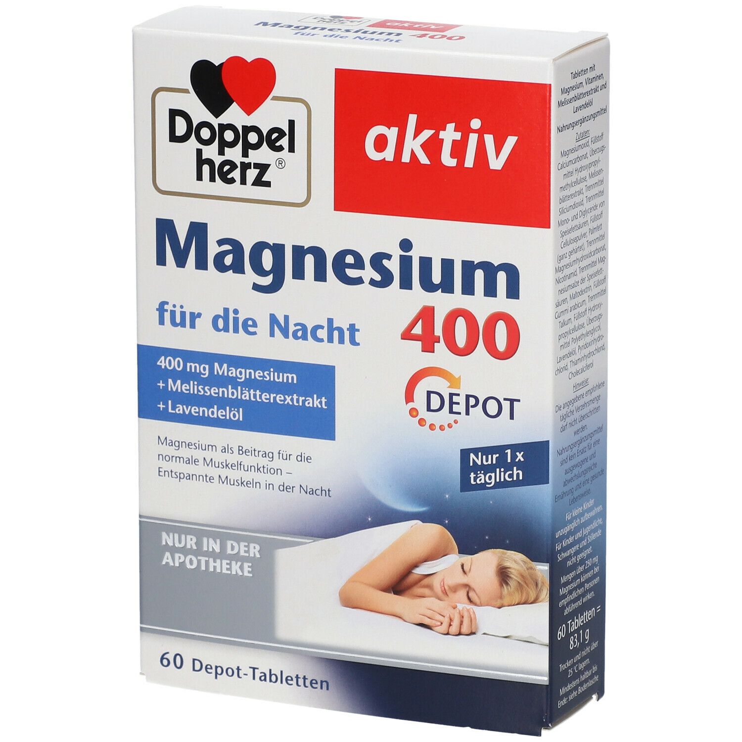 aktiv Magnesium 400 für die Nacht 60 St Tabletten