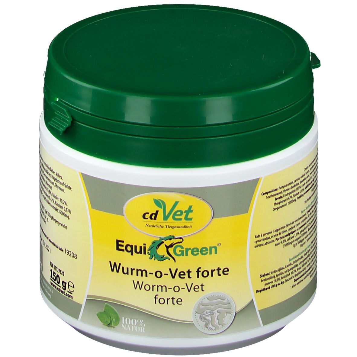cd Vet EquiGreen Wurm-o-Vet forte 150 g Pulver