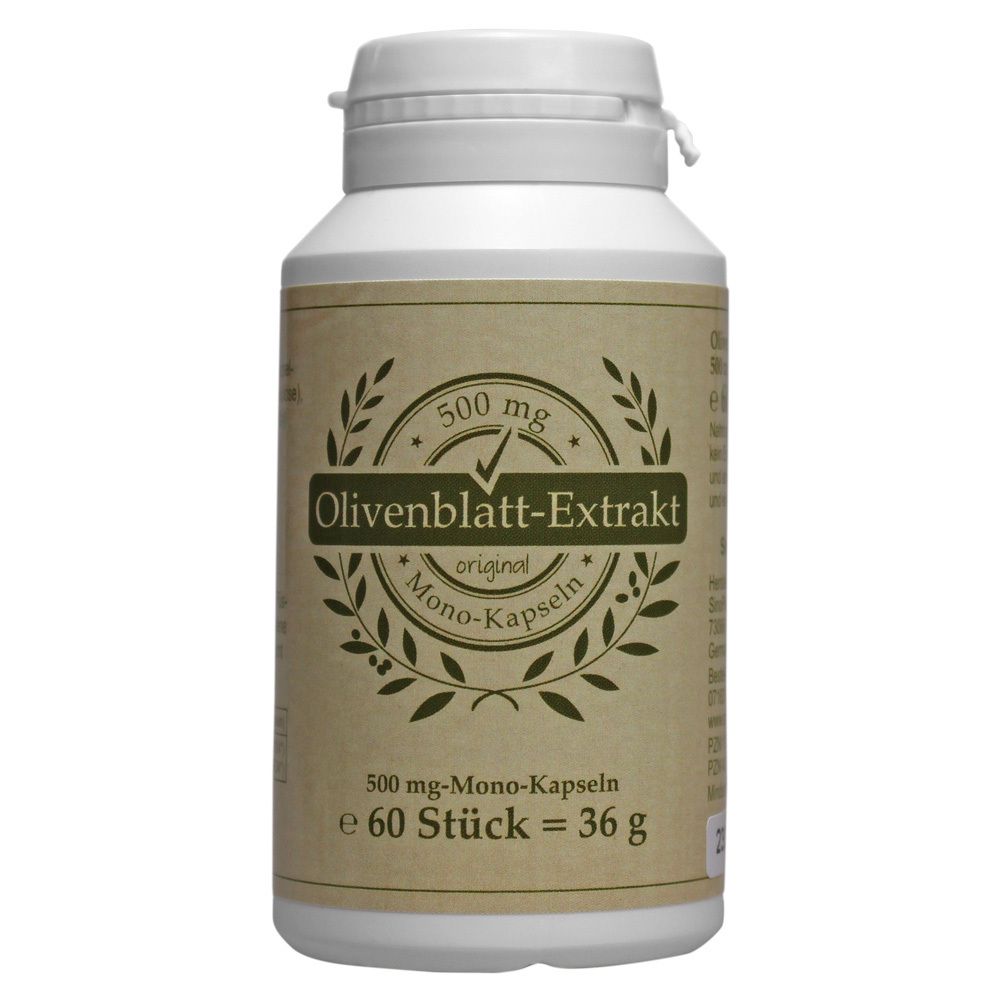 Olivenblattextrakt 500 mg Mono-Kapseln 60 St Kapseln