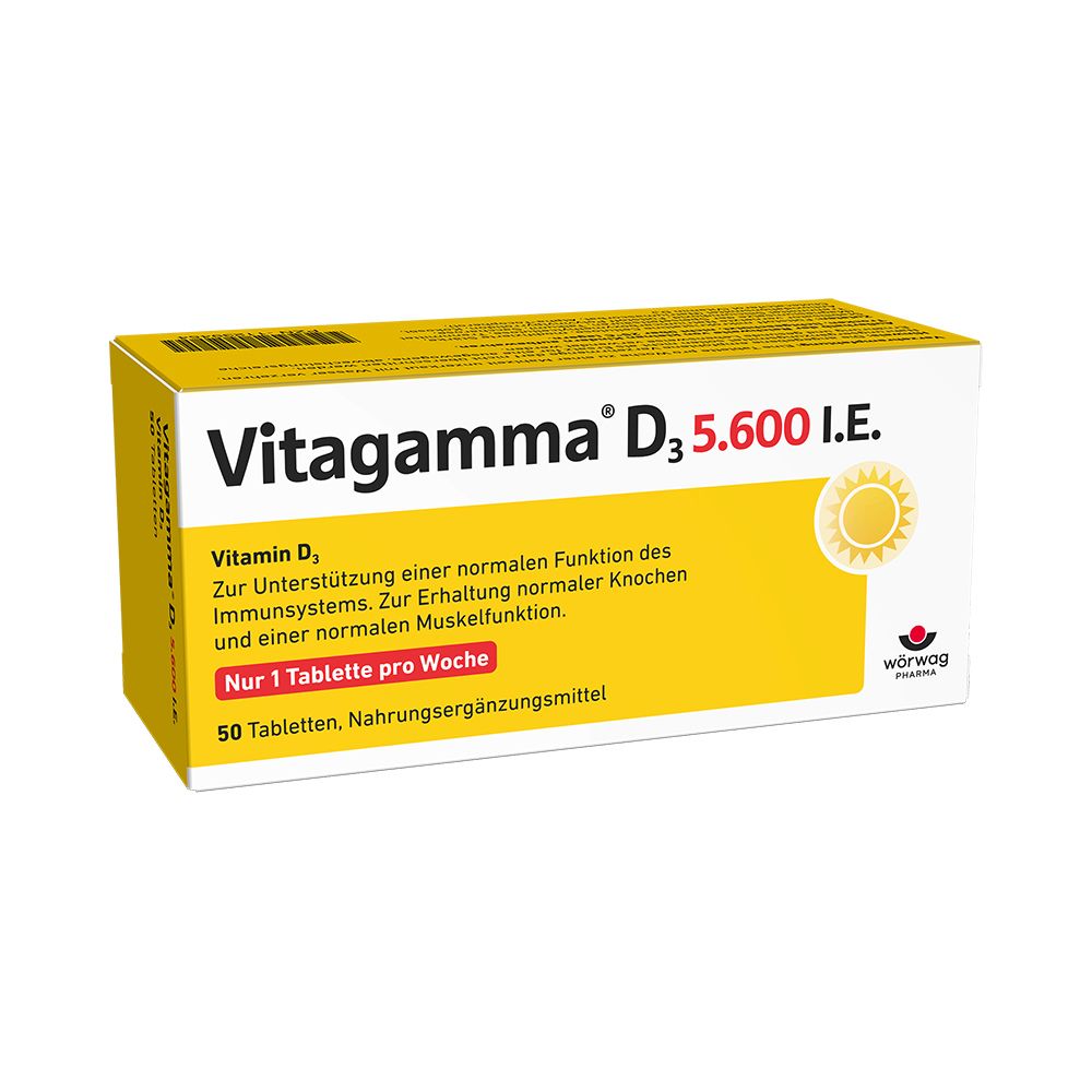 Vitagamma® D3 5.600 I.e. Vitamin D3 NEM 50 St Tabletten